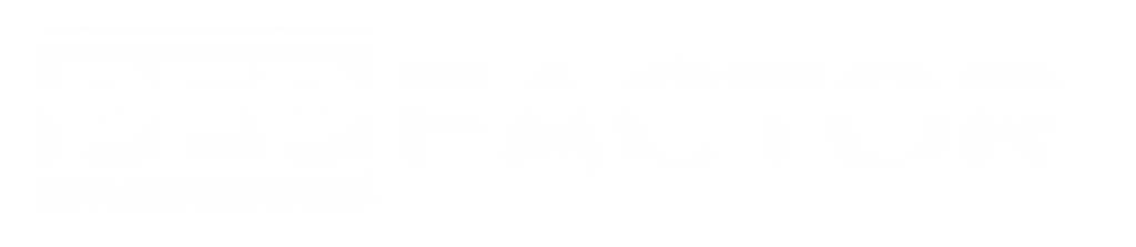 pep factor logo in white